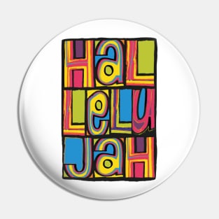 Hallelujah 'Happy Mondays' Inspired Design Pin