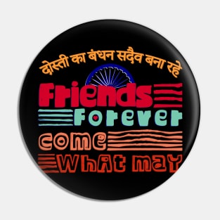 Happy Friendship Day Pin