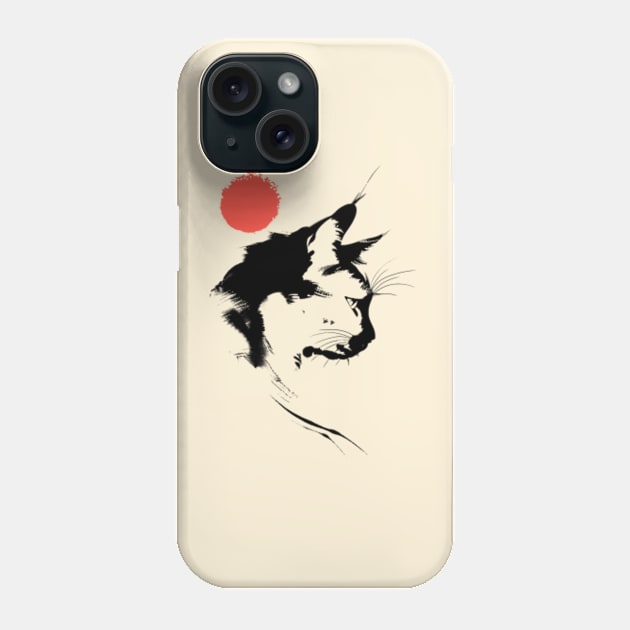 Cat Inkie Phone Case by AldInk