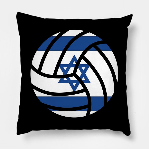 Israeli Volleyball Pillow by Artomino