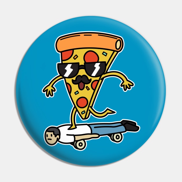 Pizza Skater Pin by rudypagnel