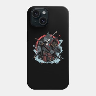 samurai shark Phone Case