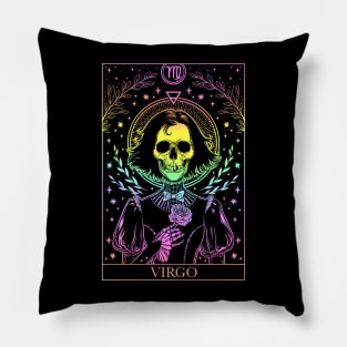 Zodiac sign tarot card Virgo Pillow