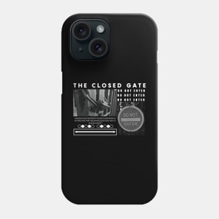 Streetwear Design For T shirt | The Closed Gate Phone Case