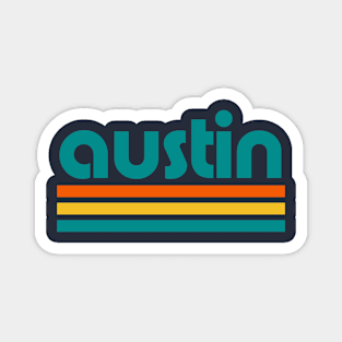 Retro Austin Stripes Magnet