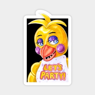 Chibi Funtime Chica Magnet for Sale by okay-lexmar