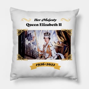 RIP Queen Elizabeth II Pillow