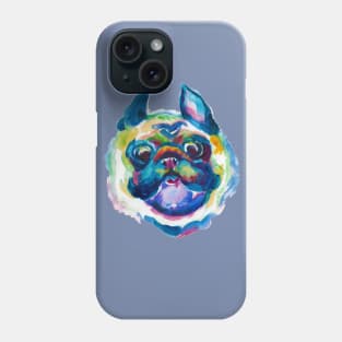 Pug crazy curiosity Phone Case