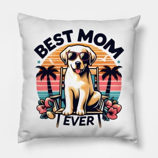 happy mother's day dog moms funny Pillow