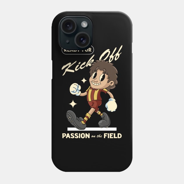 Funny Football Boy Phone Case by milatees