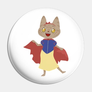 Princess dress cat Pin