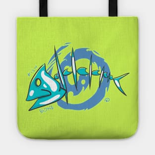 Fish bone summer design Tote