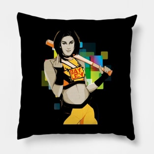 Bayley with stick Pillow