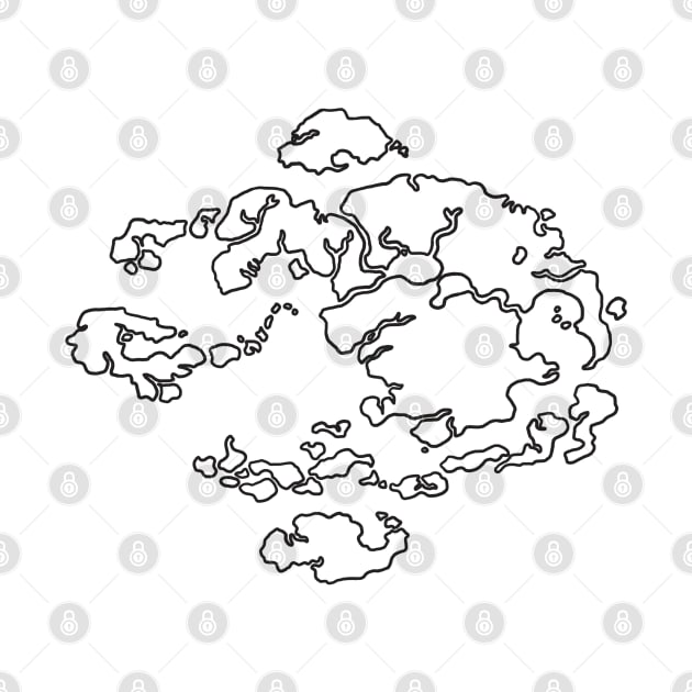 Avatar Map Outline by simplistictees