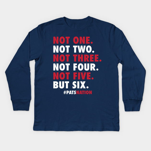 patriots 6 time champions shirt
