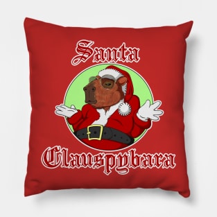 Santa Clauspybara | Christmas Capybara Pillow