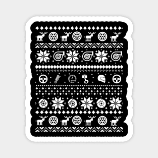 The ugly automotive enthusiast sweater Magnet