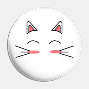 Kitty face Pin
