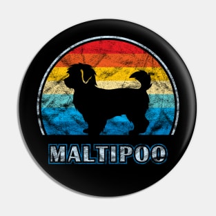 Maltipoo Vintage Design Dog Pin