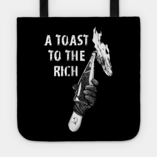 A Toast To The Rich - Black Tote