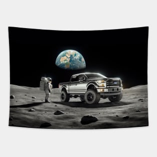 F-150 on the Moon Tapestry