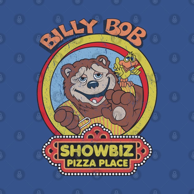 Distressed Showbiz Pizza Place by Tee Arcade