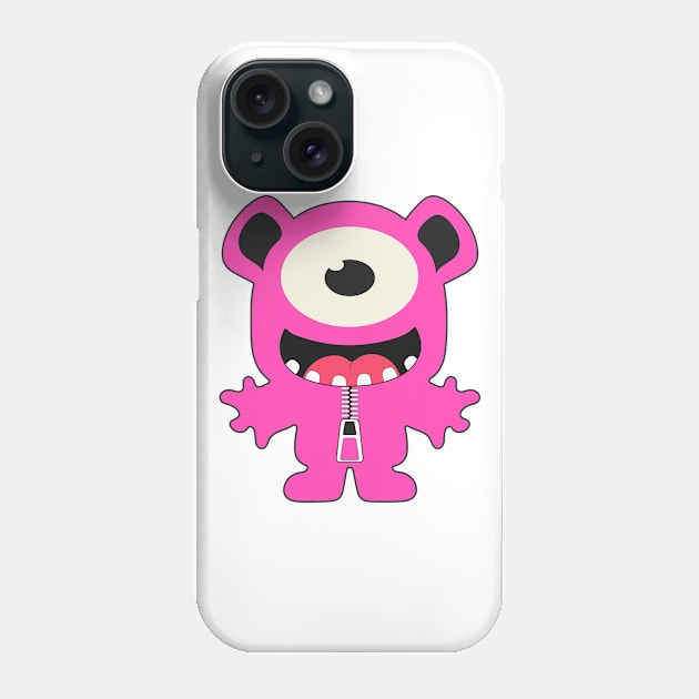 Pink cartoon character Phone Case by AndreKENO