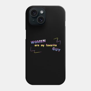 Women Are My Favorite Guy DJ Crazytimes Bigender Flag Phone Case