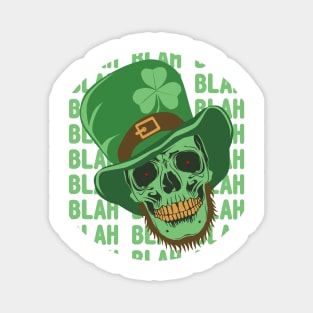 Skull Saint Patrick Day Shirt Happy St Patty's Day. Magnet