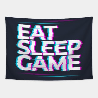 Eat Sleep Game Tapestry