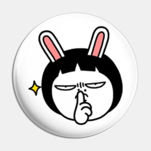 The Hard Life by Hozo - KakaoTalk Friends (Silence is Golden) Pin