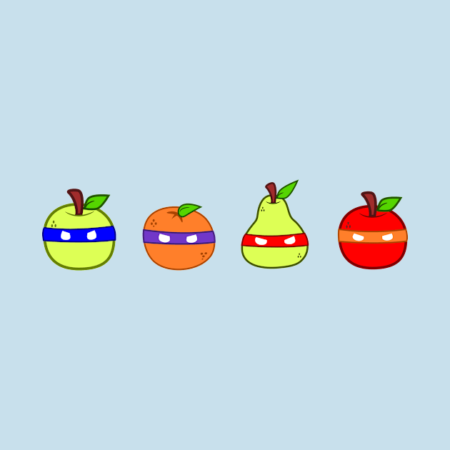 Ninja Fruit by OneWeirdDude