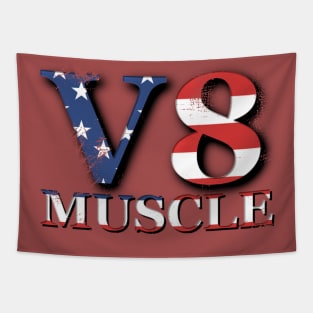 American V8 Muscle Tapestry