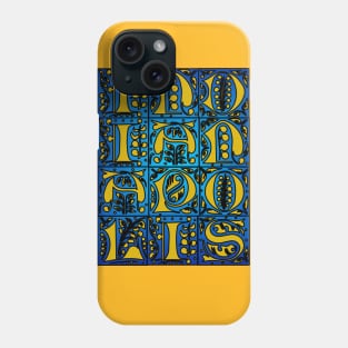 Indianapolis deco block Phone Case