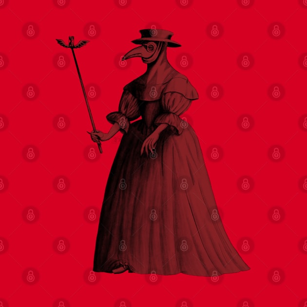 Lady Plague Doctor (red) by AlexTal