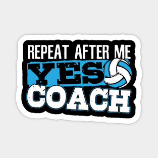 Volleyball Coach For A Volleyball Coach Magnet