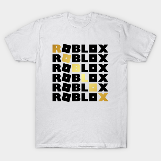 Gold Roblox - Roblox - T-Shirt | Teepublic