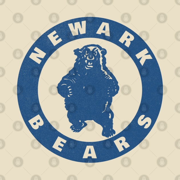 Retro Newark Bears Baseball by LocalZonly