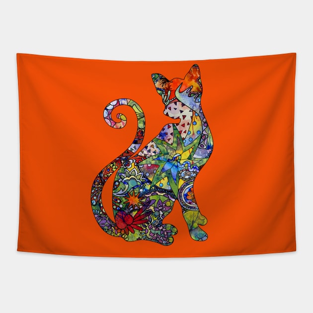 Wild Cat Tapestry by Zodiart