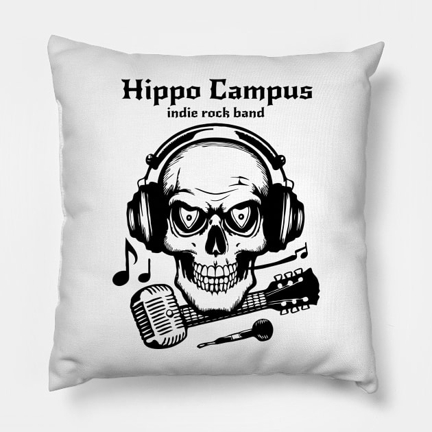 Hippo Campus Pillow by mid century icons