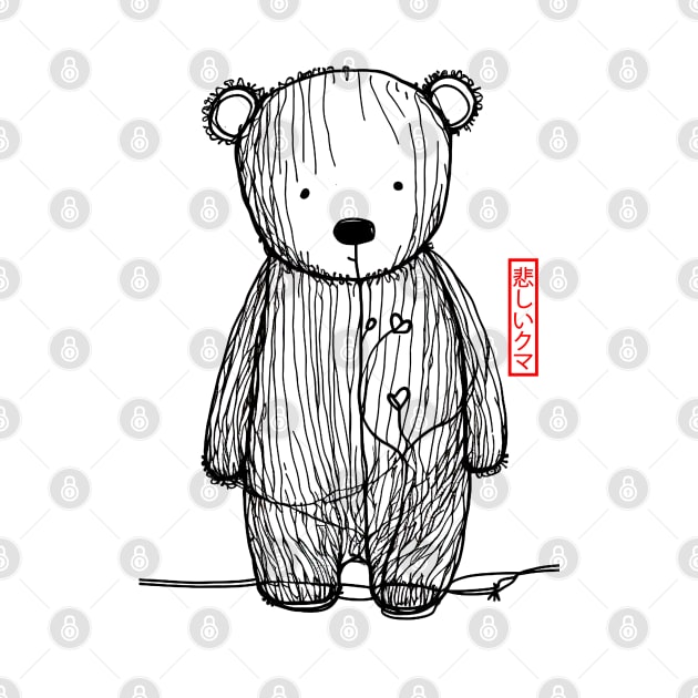 sad bear by bmron