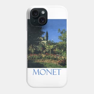 Flower Garden by Claude Monet Phone Case