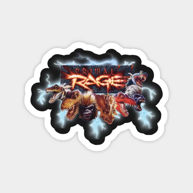 Arcade Classic - Primal Rage Magnet by Xanderlee7