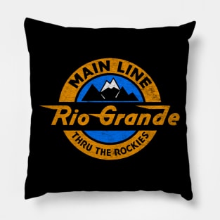 D&RGW Denver and Rio Grande Western Railroad Pillow