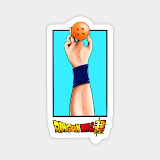 Goku Holding Dragon Ball Magnet