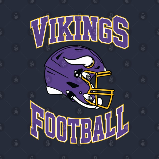 Minnesota Vikings Football Team by Cemploex_Art