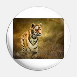 Tiger in the grass Pin