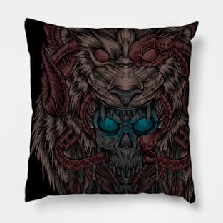 Mystical lion hat Pillow