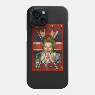 Margaret thatcher iron lady Phone Case