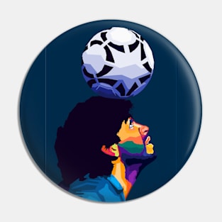 Maradona Legend Football Argentina Pin